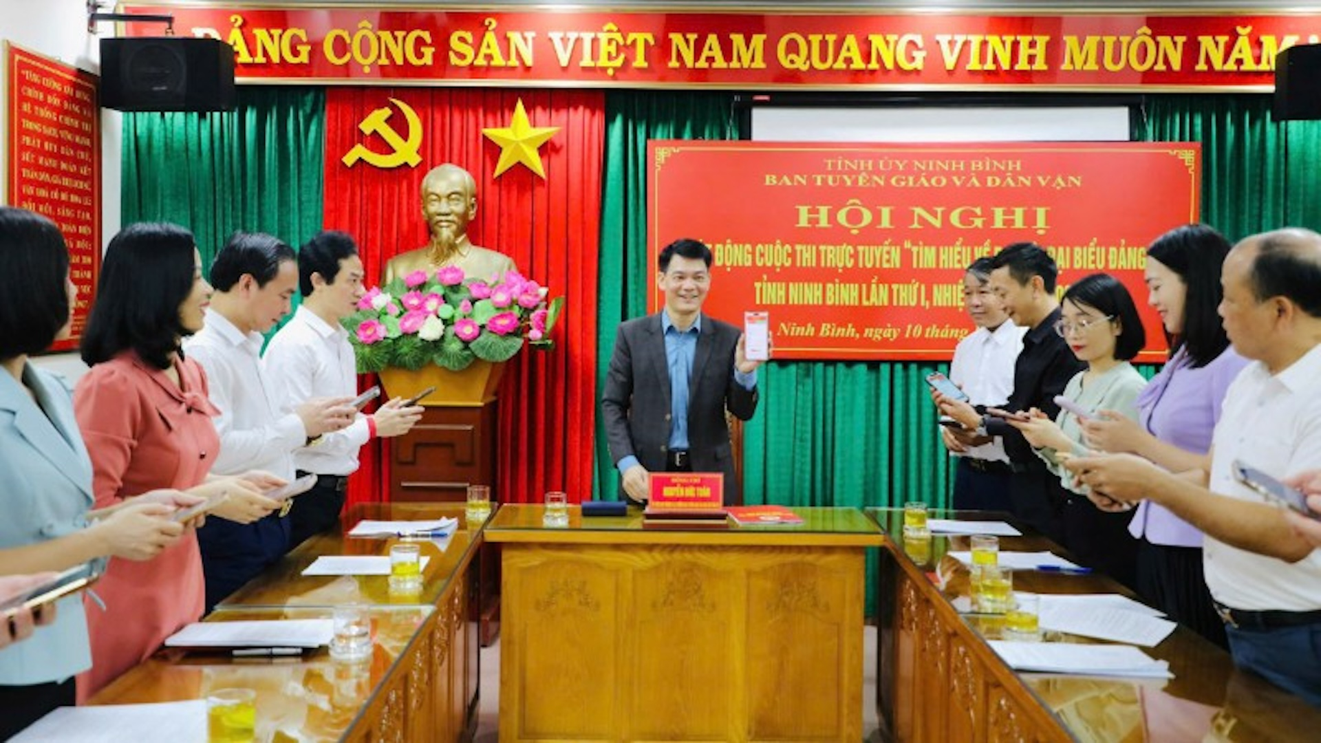 Phát động cuộc thi tìm hiểu về Đại hội đại biểu Đảng bộ tỉnh Ninh Bình lần thứ I